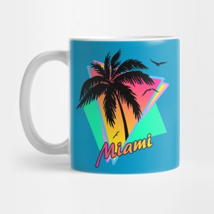 Miami Cool 80s Sunset Mug